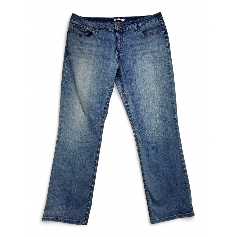 Levi's Women's Straight Leg Jeans Plus Size‎ 24 Light Wash